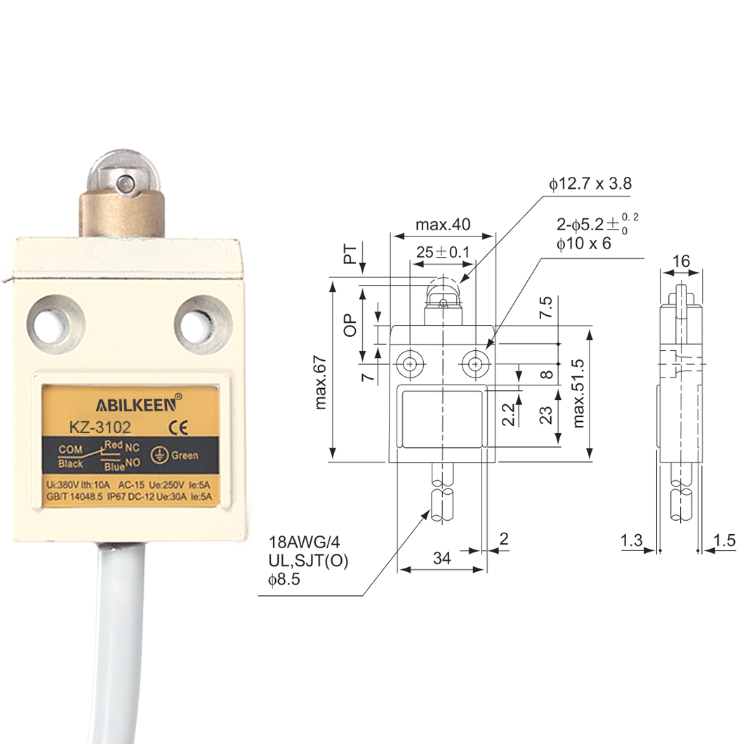 TZ-3102 Limit Switch