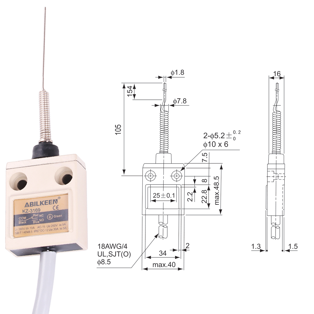 TZ-3169 Limit Switch