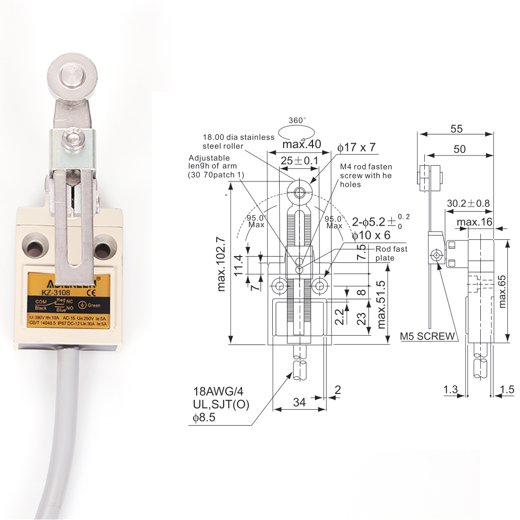 TZ-3108 Limit Switch