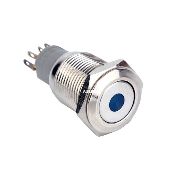 16mm Dot LED Metal Push Button Switch