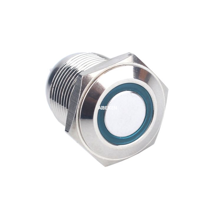 16mm Normally Open Latching Push Button Switch