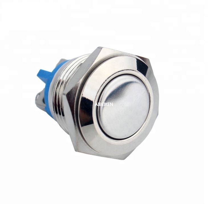 16mm Push Button Switch Stainless Steel